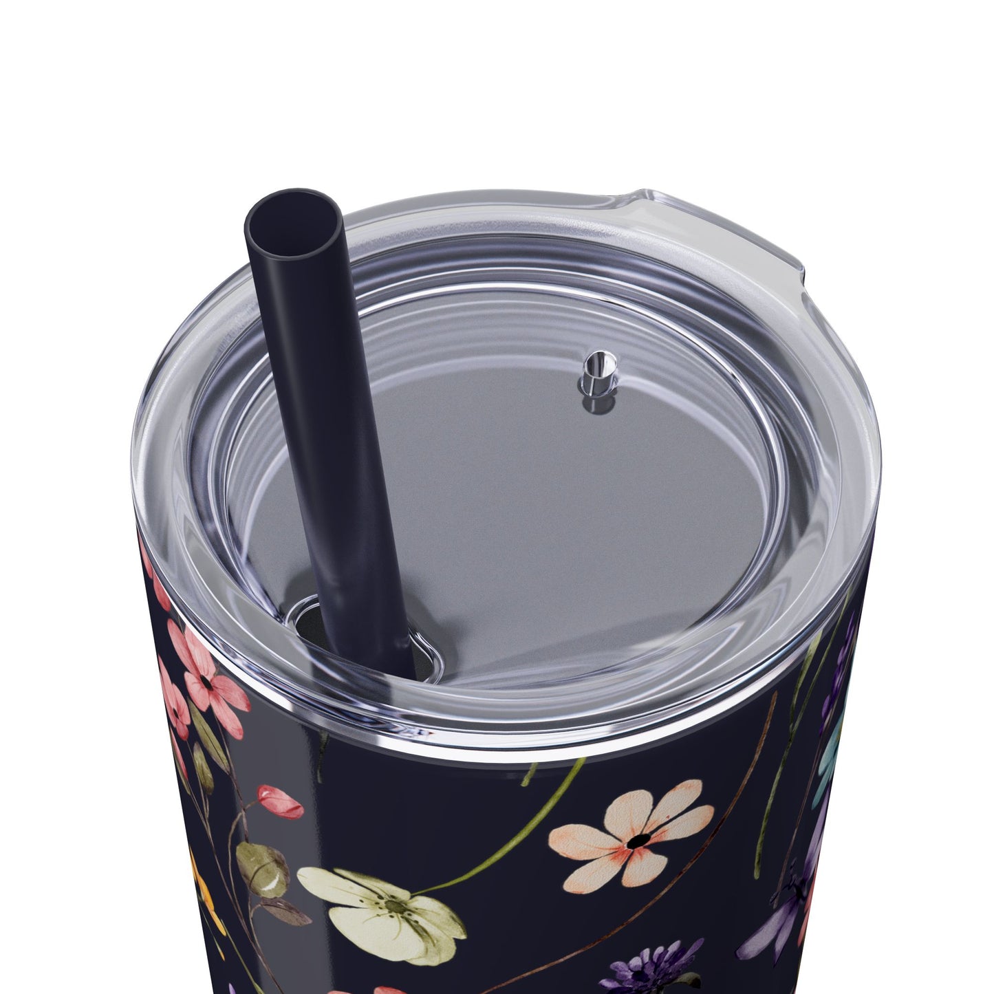 Floral Skinny Tumbler with Straw, 20oz | Elegant Drinkware for Floral Lovers, Eco-Friendly Travel Mug, Perfect Gift for Her, Wedding, [...]