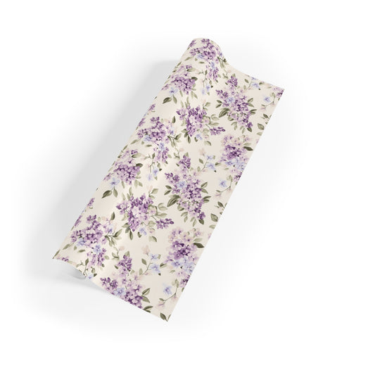 Floral Gift Wrapping Paper Roll, Elegant Floral Wrap for Birthdays, Weddings, Showers, Christmas Gifts, Eco-Friendly Wrapping