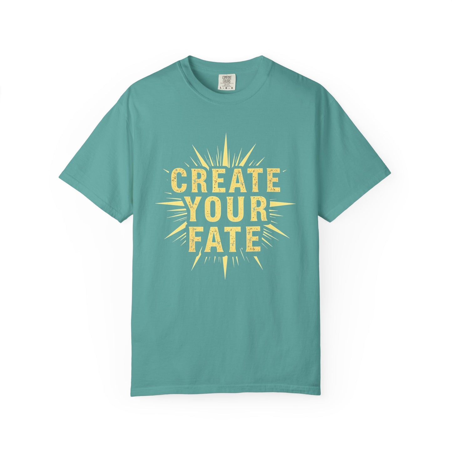Unisex Garment-Dyed T-Shirt - 'Create Your Fate' Inspirational Tee, Motivational Shirt for Dreamers, Gift for Friends, Casual Wear, [...]