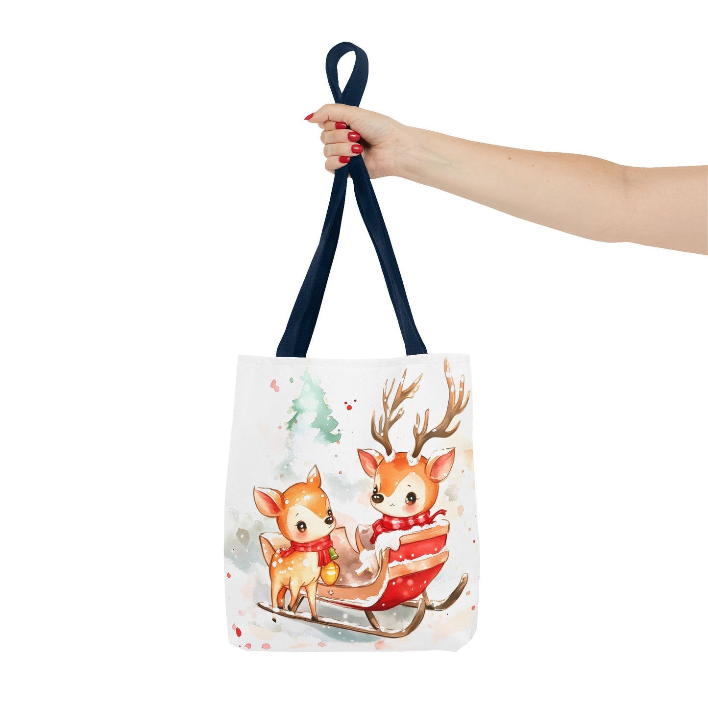 Christmas Deer Tote Bag
