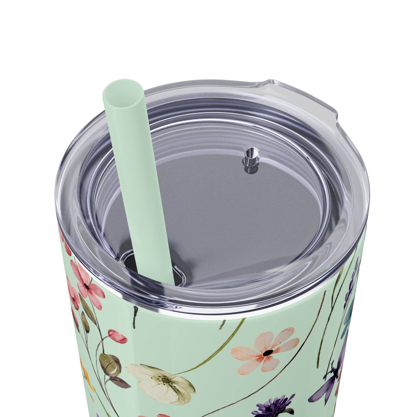 Floral Skinny Tumbler with Straw, 20oz | Elegant Drinkware for Floral Lovers, Eco-Friendly Travel Mug, Perfect Gift for Her, Wedding, [...]