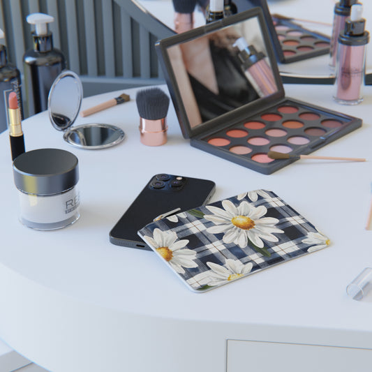 Chic Daisy Print Mini Clutch Bag | Elegant Pouch for Events, Gift for Her, Spring Accessory, Makeup Organizer, Floral Wallet