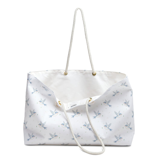 Elegant Floral Weekender Bag, Travel Tote, Overnight Bag, Beach Bag, Stylish Gym Bag, Perfect Gift for Her