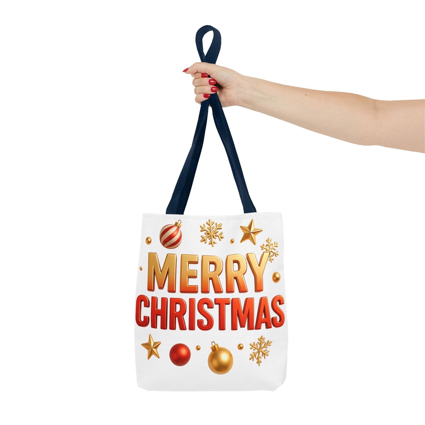 Christmas Tote Bag - Merry Christmas Holiday Shopper