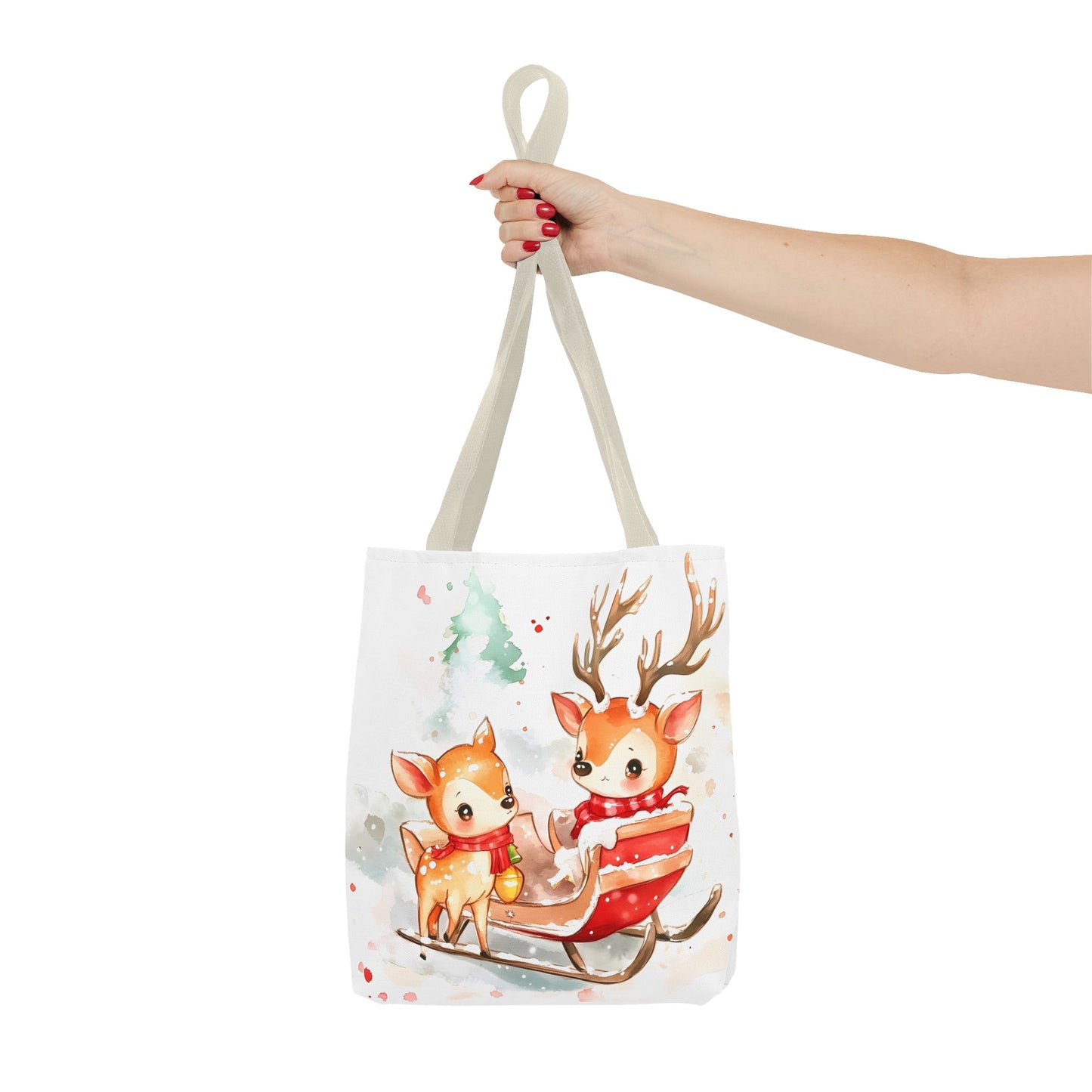 Christmas Deer Tote Bag
