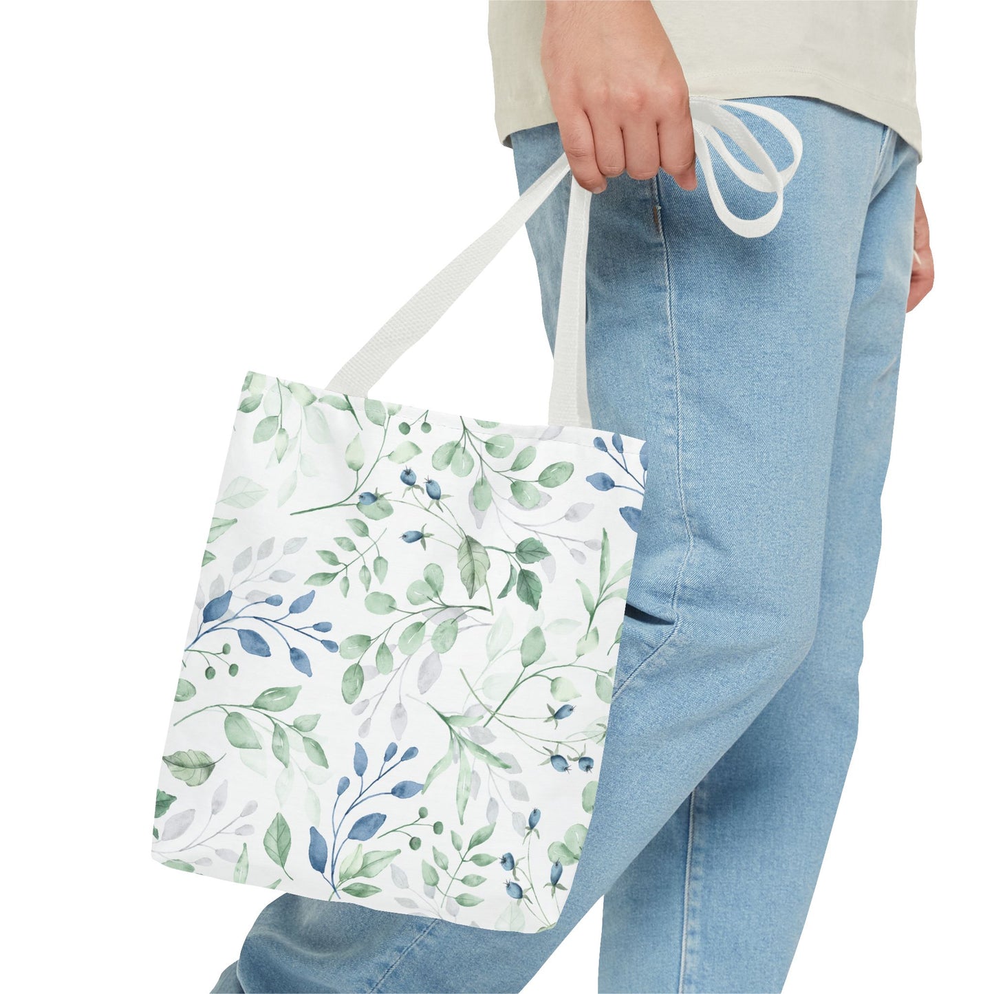 Botanical Print Tote Bag, Eco-Friendly Shopping Bag, Stylish Handbag, Gift for Her, Floral Design Tote, Everyday Use Bag