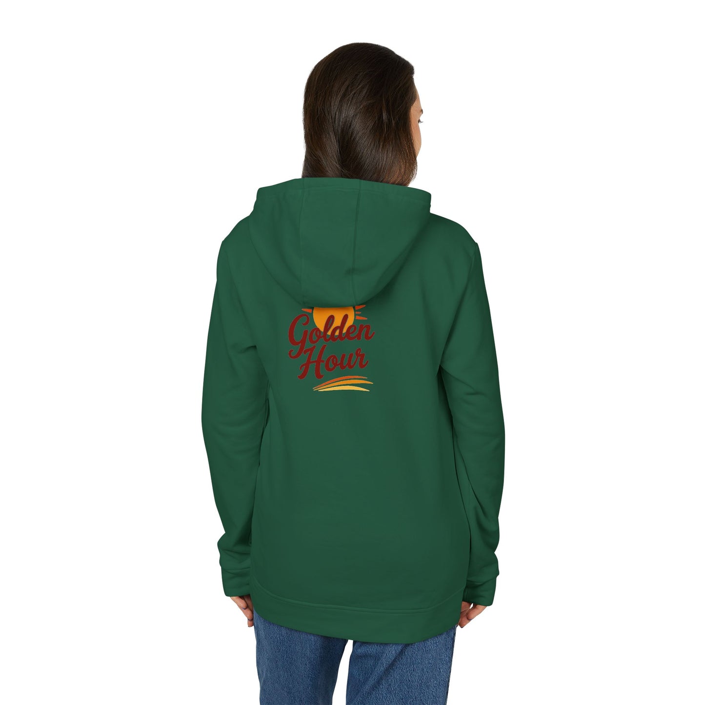 Golden Hour Fleece Hoodie - Cozy Unisex Sweatshirt for Travel, Casual Wear, Gift for Friends, Fall Fashion, Hoodie for Relaxing