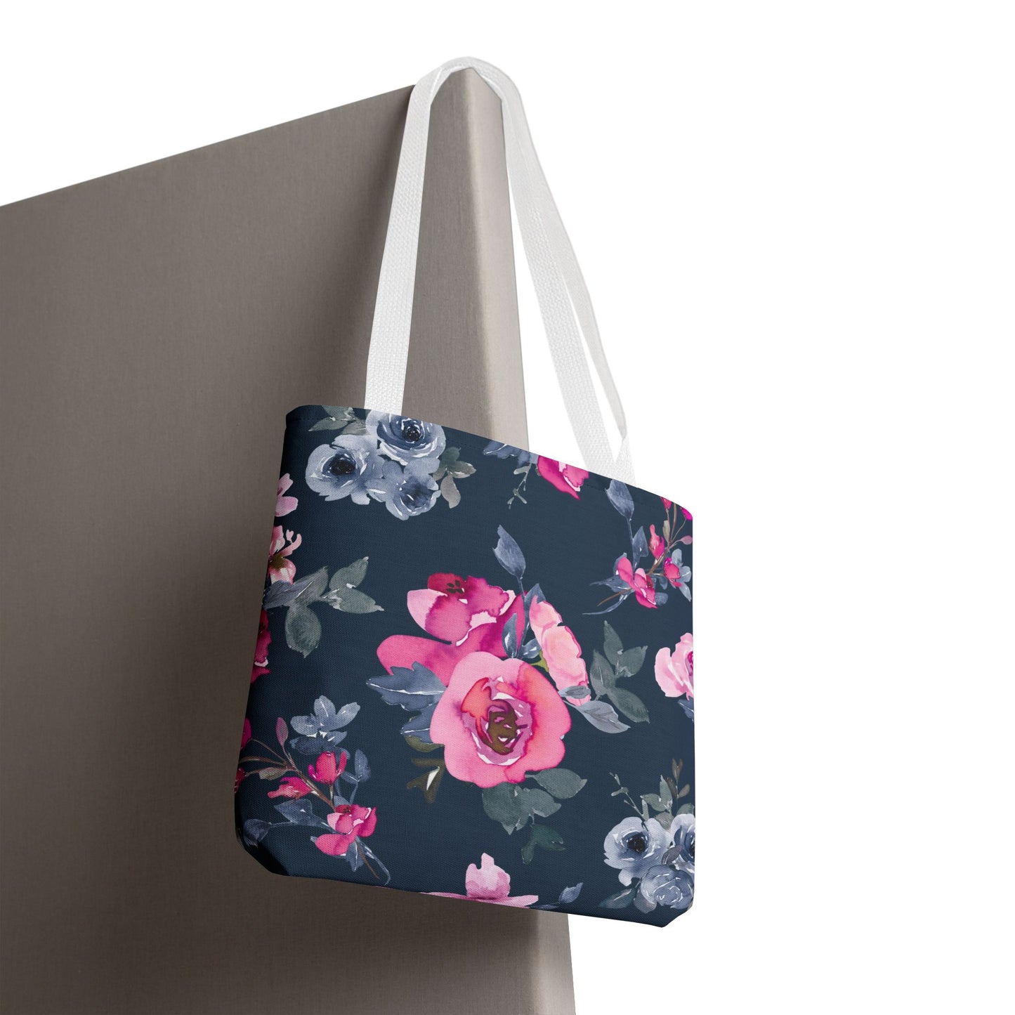 Floral Print Tote Bag, Stylish Carryall for Every Occasion, Eco-Friendly Shopping Bag, Travel Tote, Gift for Her